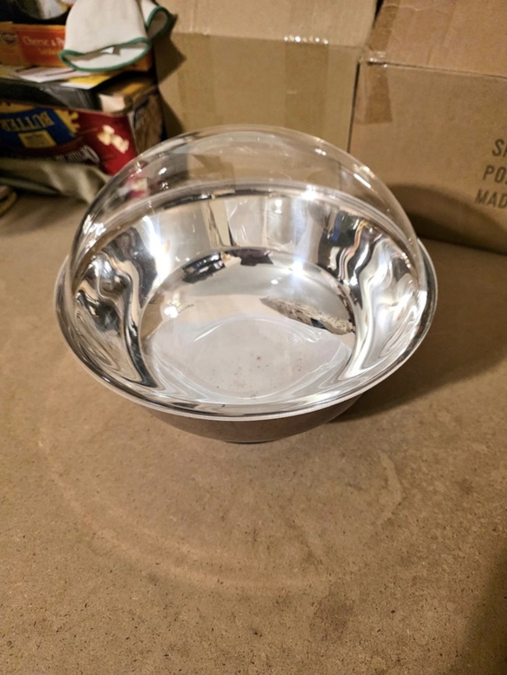 Gorham Paul Revere Silver-Plated Serving Bowl with Lid
